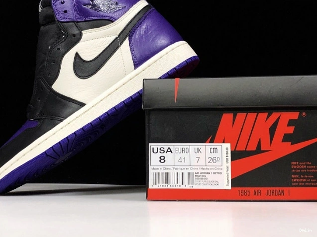 Bmlin Shoes Jordan 555088-501 Court 1 Purple Air 0813